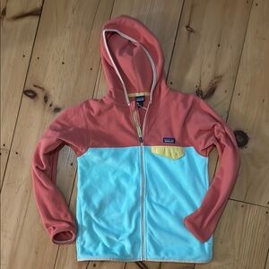 Kids Patagonia zip up fleece